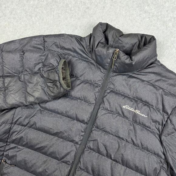 Eddie Bauer Mens Medium Gray CirrusLite Down Puffer Jacket - Picture 1 of 15
